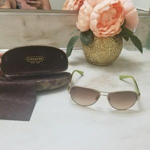 Coach aviator sunglasses